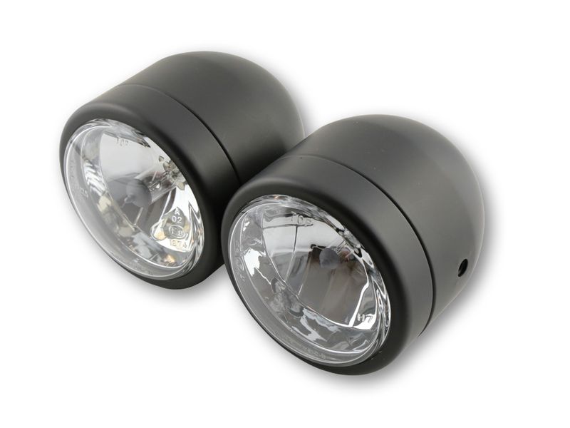 HIGHSIDER smart Headlight set, black, driving + low beam