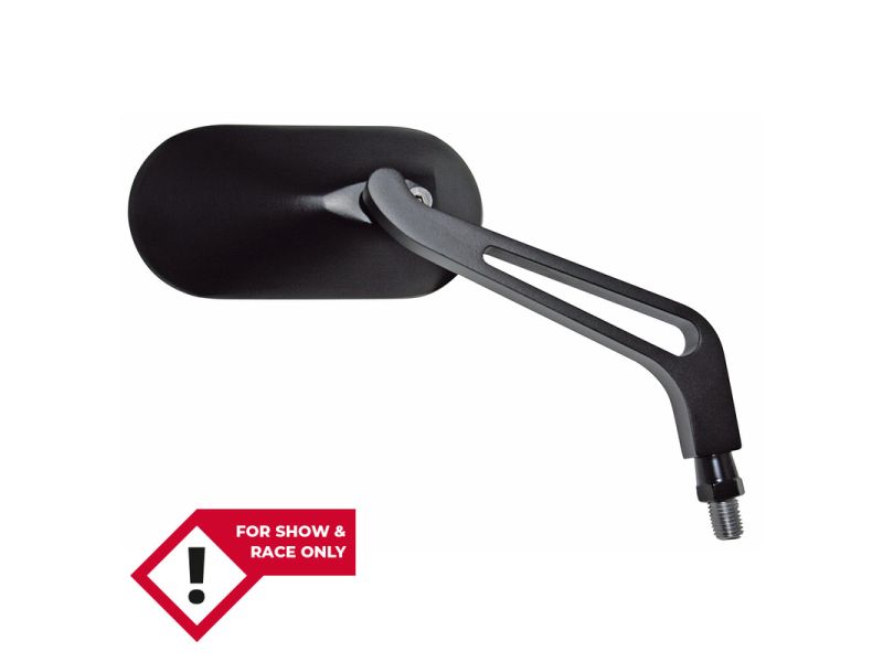 HIGHSIDER smart Handlebar mirror, oval, black