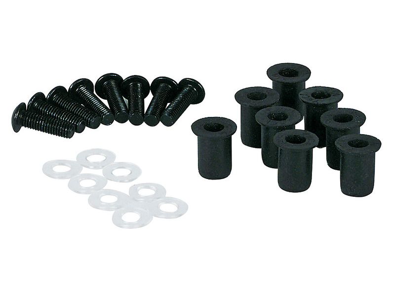 Kit vis de carénage en aluminium HIGHSIDER smart - écrous caoutchouc M5 - 8 pièces