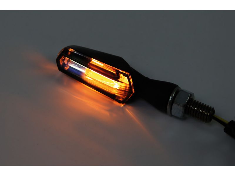 Clignotants avec feu de position LED HIGHSIDER smart SCURO 2in1 - verres fumés