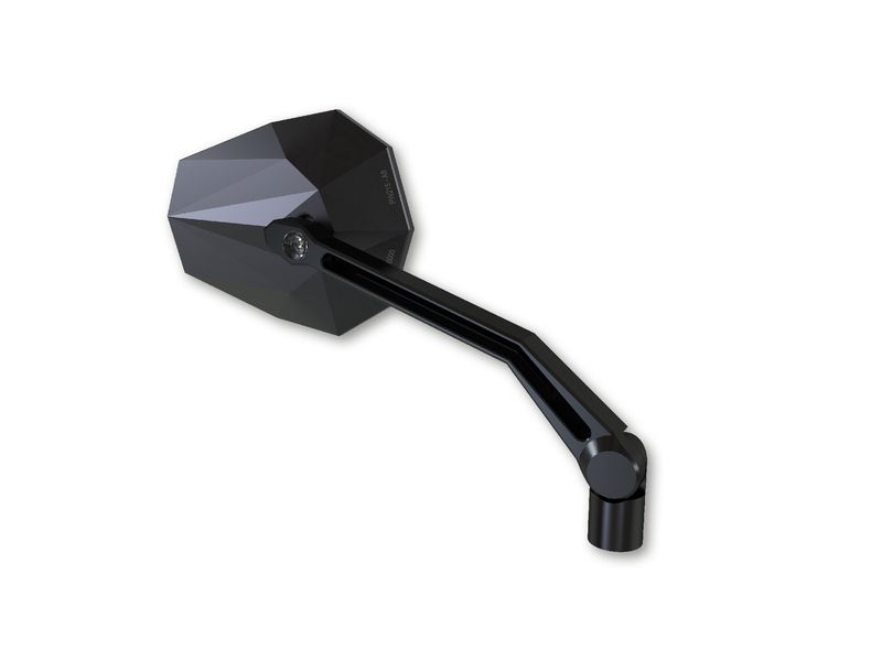 Rétroviseur de guidon HIGHSIDER pro Stealth -X2 avec clignotants LED - noir - la paire