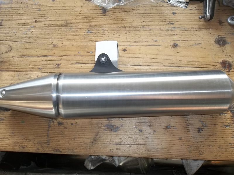 Silencieux gauche d'échappement pour Honda 900 Hornet