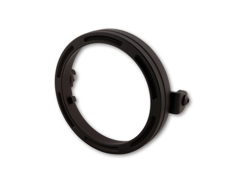 HIGHSIDER pro 5 3/4 inch CNC lamp holder ring FRAME-R2, black, side mount