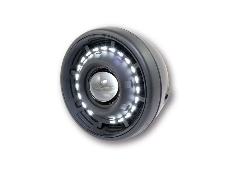 Phare avant rond diam 190 mm veilleuse circulaire leds