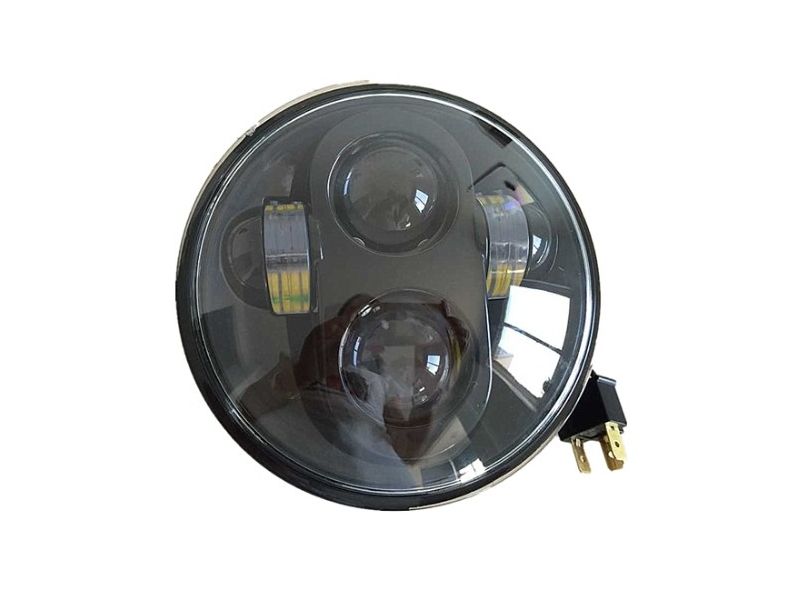 Phare avant rond idéal prépa custom Diam 140 mm