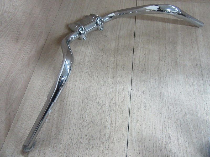 Élévateurs pontets et guidon chromés Harley Davidson Dyna Fxdls Fxr Sportster Fxrt – Fxrp (55883-10 56859-09)