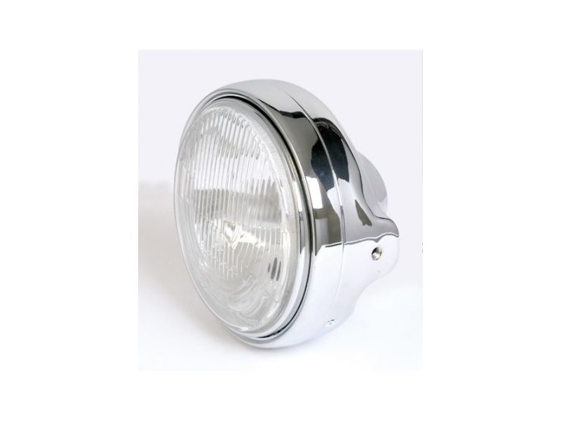 Phare avant rond chrome adaptable neuf