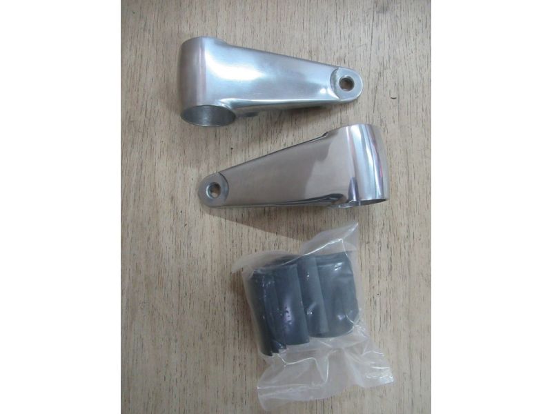 Pattes de phare alu universelles Diamètre 42 mm 