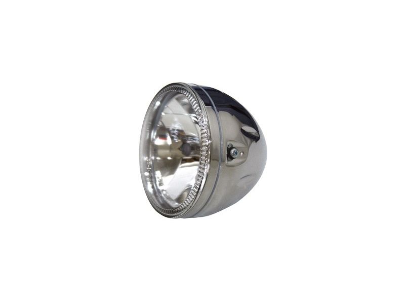 Phare rond chromé avec veilleuse circulaire à leds Diam 147 mm