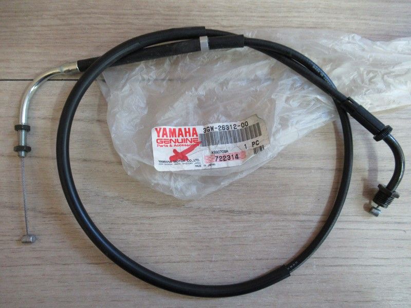 Câble d'accélérateur retour Yamaha SR 500 1991-1995 (3GW-26312-00)