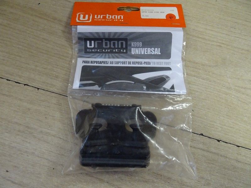Support bloque disque Urban sur support de repose pied Motos diverses