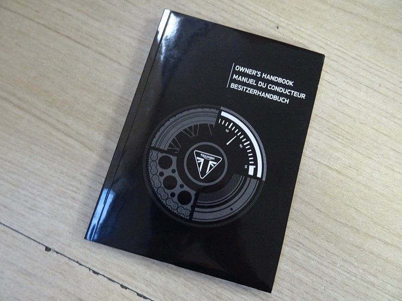 Manuel utilisateur Triumph 900 Tiger tous types 2020/-