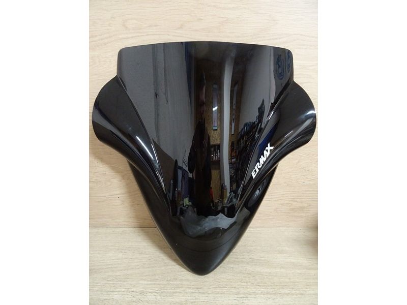 Pare brise noir foncé TO -10cm avec protège main Yamaha 500 Tmax 2001/2007