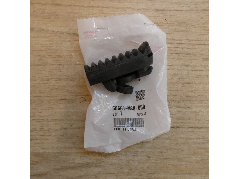 Caoutchouc de repose pied pilote Honda XL 600V Transalp 1987 à 1996