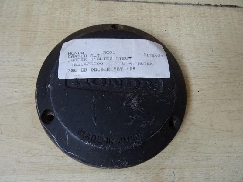Couvercle de carter capteurs Honda CB 750 K type RC01 1979/1982