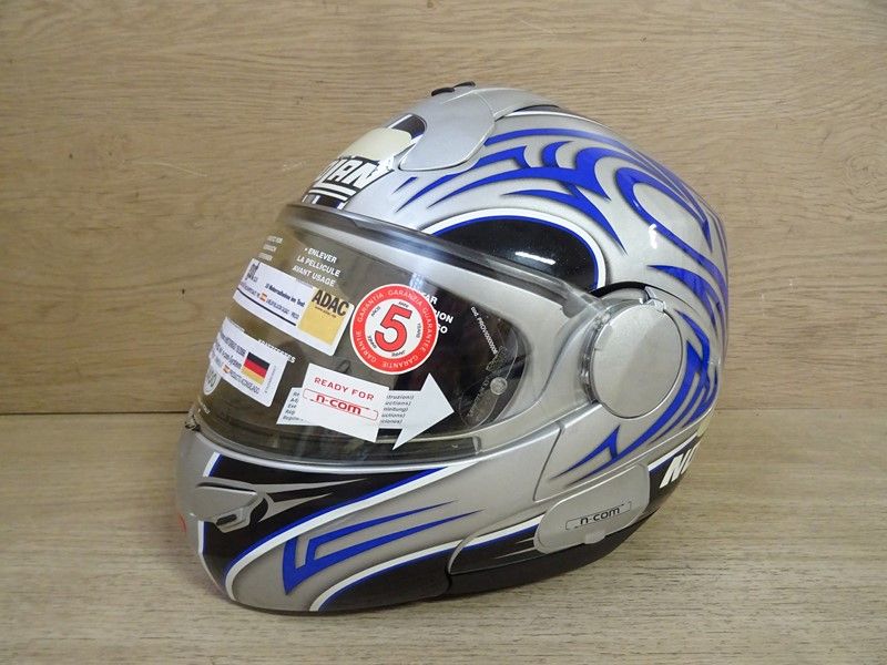 Casque modulable Nolan – N102 Secret N-Com platinium silver Taille XS