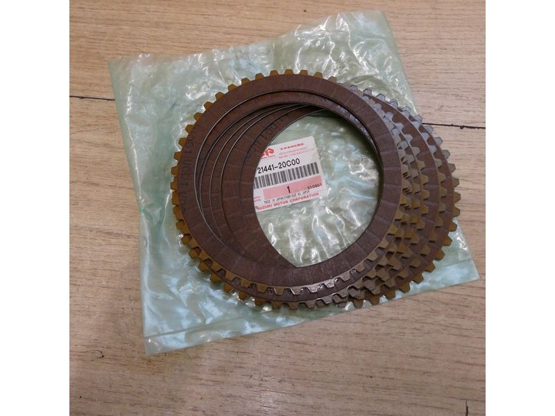 Jeu de 7 disques garnis d'embrayage Suzuki 750 GSXR 1988 à 1991