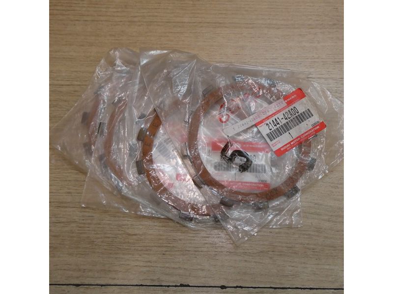Jeu de 5 disques garnis d'embrayage Suzuki DR 125 SE SF44A 1994 à 2004