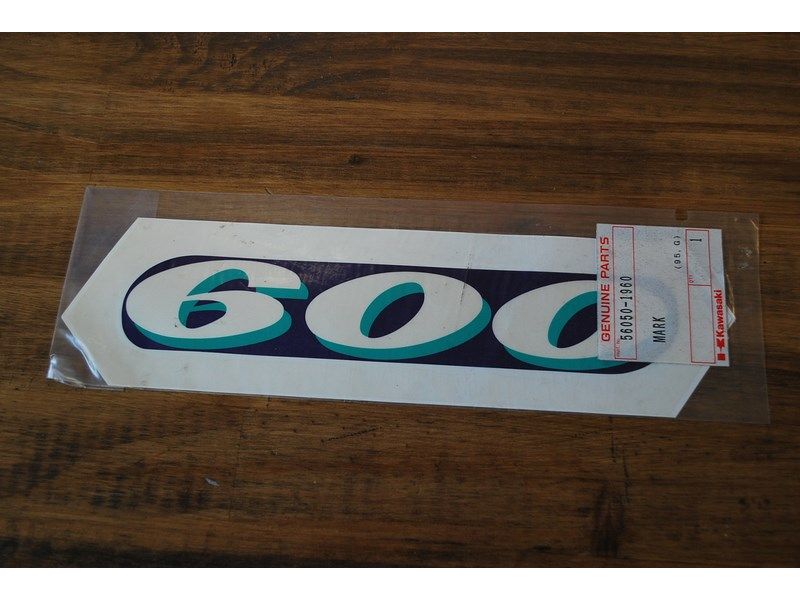 Sticker, autocollant 600 Kawasaki ZZR 600 1993 (56050-1960)