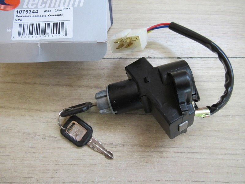 Contacteur à clé Kawasaki KLE 650 Versys 2007-2022, GPZ 600/900R 1985-1990, GPZ 500 1987-1992