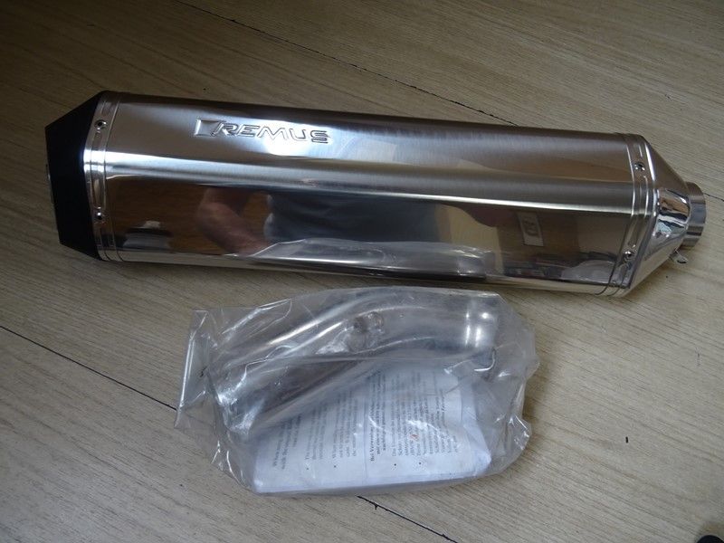 Silencieux homologué REMUS Hexacone 60 Alu EMBOUT Carbone BMW K1200 S/R K 1300 GT 2003/2008 (4682100060)