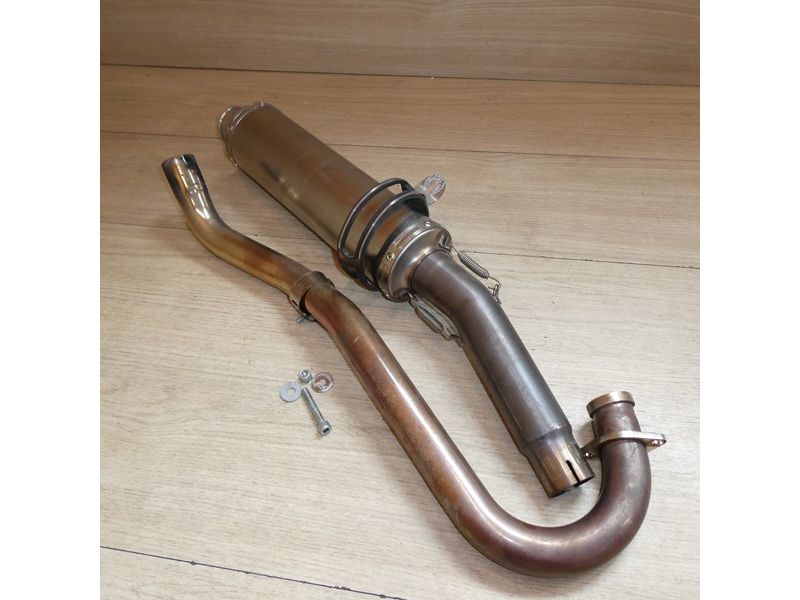 Ligne d'échappement adaptable inox Suzuki DR 650 RE SP45A