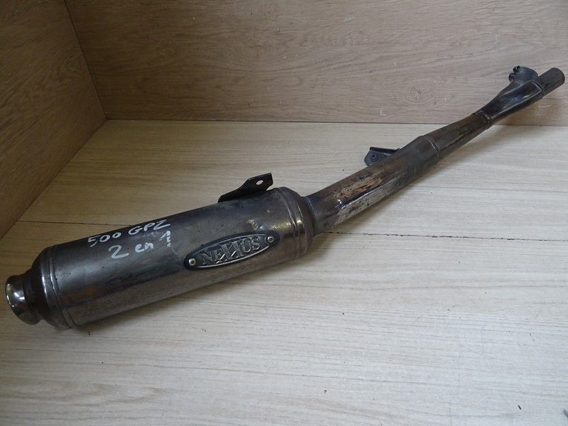 Silencieux d'échappement adaptable 2 en 1 de marque Motad modèle Nexxus Kawasaki 500 GPZ type EX500A 1987/1993
