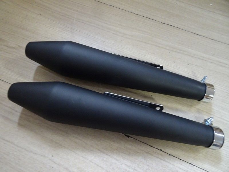 Paires de silencieux adaptables non homologués Harley Davidson Sportster 883 et autres