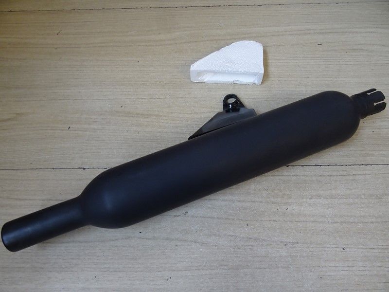 Silencieux droit d'échappement d'origine Triumph 900 Bonneville T100 Black 2016/-