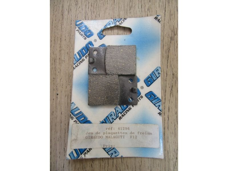 Jeu de plaquettes de frein Giraudo Malaguti F12 (41296)