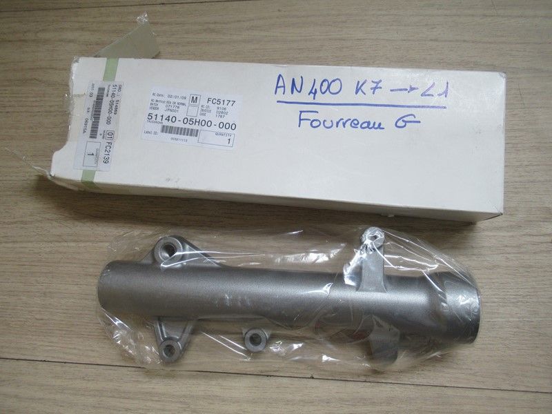 Fourreau de fourche gauche neuf Suzuki AN 400 Burgman 2007/2011 (51140-05H00-000)