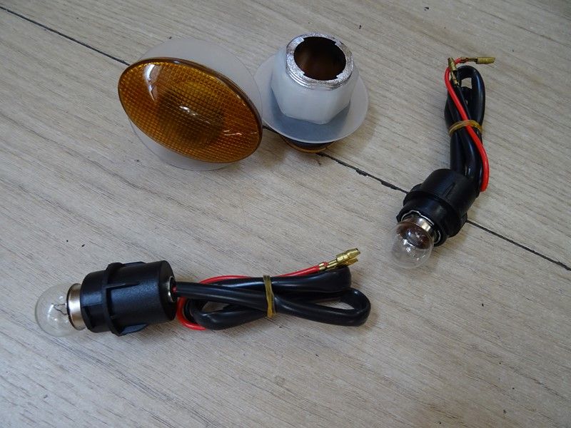Paire de clignotants goutte d'eau 