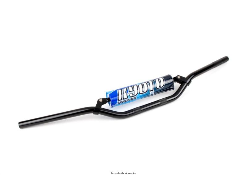 Guidon Honda Noir T6+Barre Longueur: 800mm/Hauteur: 70mm Ø : 22,2mm + mousse0