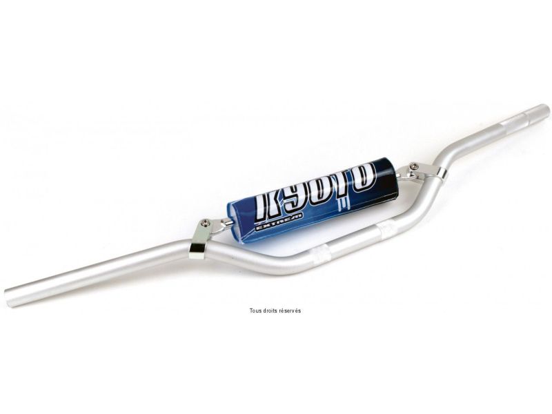 Guidon Honda Alu6061-t6+Barre Longueur: 800mm/Hauteur: 90mm Ø : 22,2mm + mousse1