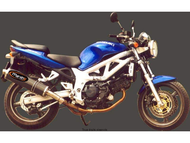 Sil. SUPERLINE SV 650 99/02 Homologué Big Oval Carbone 0