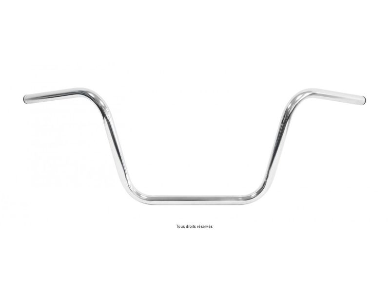 Guidon Custom Apehanger Bas L82-22-H27 Ø22mm0