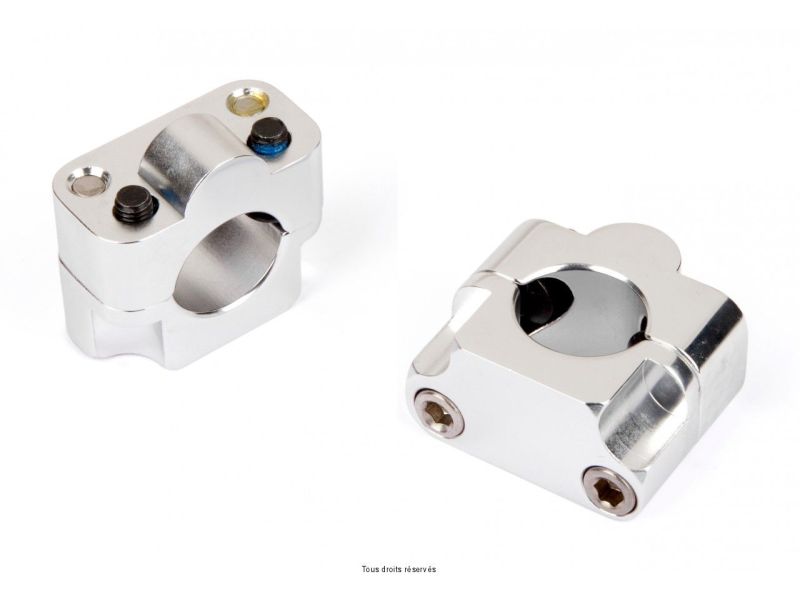 Réhausseurs pour Guidon Ø28,6 Pour pontets en 22.2mm Alu0