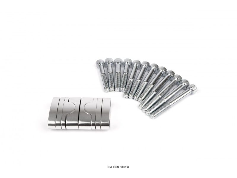 Kit Rehausse De Guidon Ø22mm Guidon Avec Barre Hauteur : 15 à 35 mm0