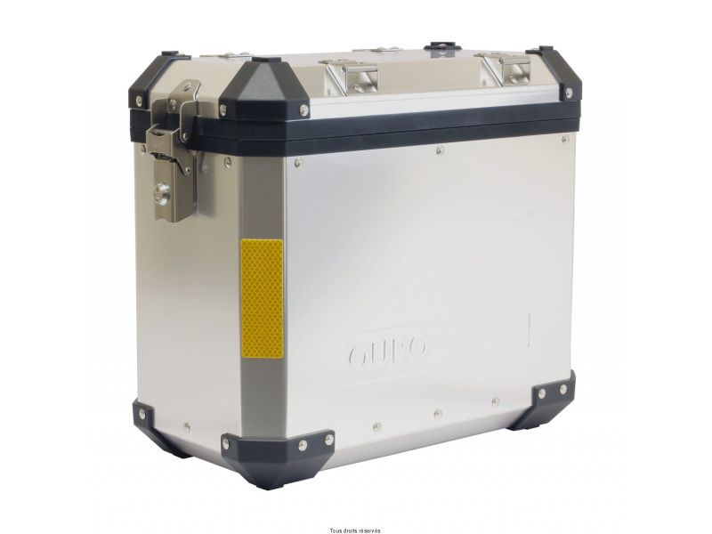 Valise Latérale Enduro 38L Alu Dim: 45x24x39cm + Kit fixation 6.6 Kg - Livrée sans platine4