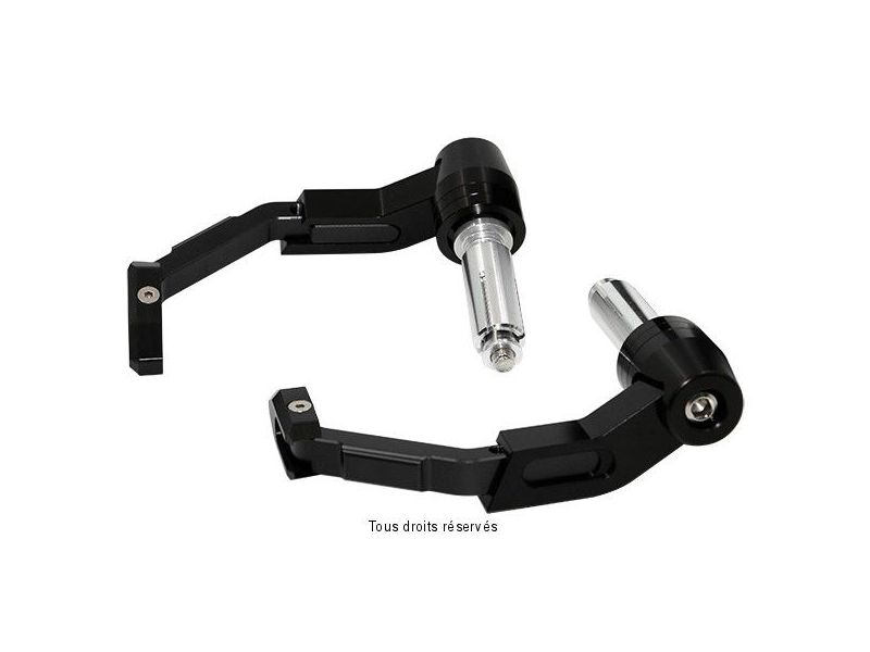 Kit Protection Leviers Noir Kit de 2 pièces / Ø: 13-17mm Gauche et Droit0