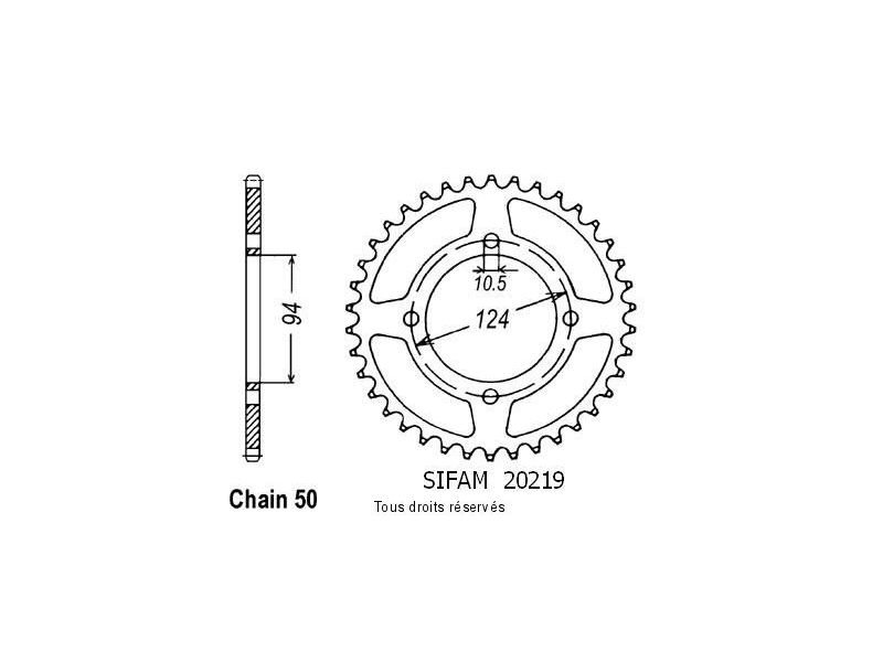 Couronne 550 Cbf 75-80   Pas530/Z340