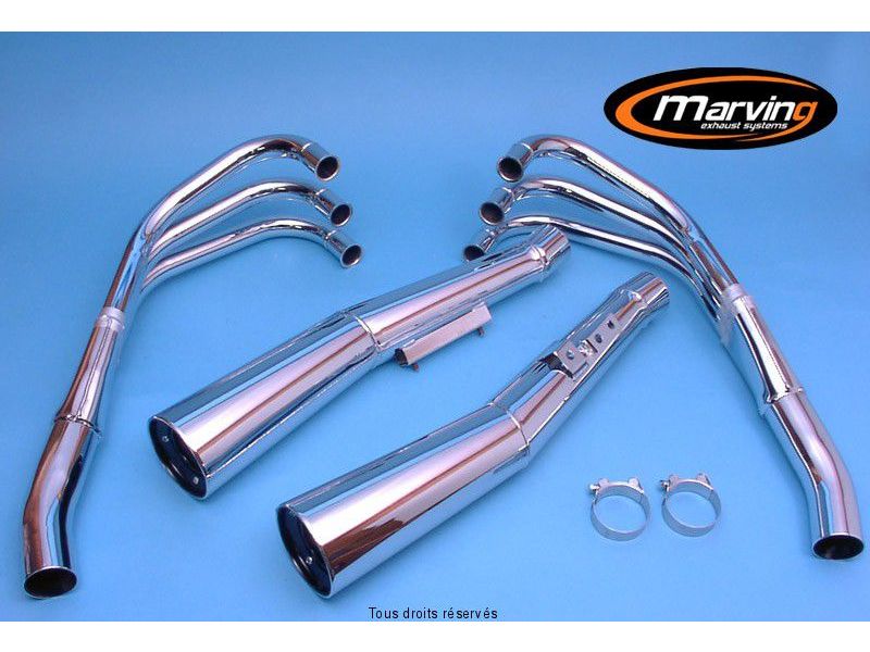 Echap.6/2 MASTER CBX PROLINK Ligne Complète Homologuée Silencieux Chromé 0