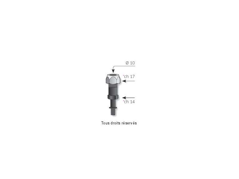 Adaptateur M.8 droite Piaggio PK-ETS0