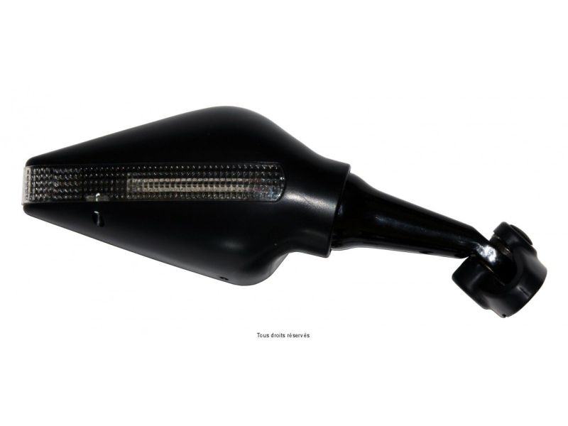 Retroviseur Droit Universel Pour Sportives Avec Kits Fix. Cligno LED - Vis Ø6mm0
