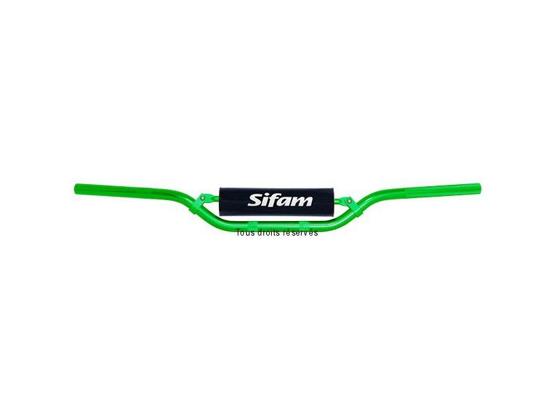 Guidon Vert Ø 22 Longueur 796mm / Hauteur 45 mm0