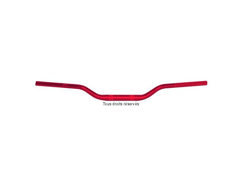 Guidon Rouge sans Barre Longueur 802mm / Hauteur 65 mm Ø : 28,6mm0