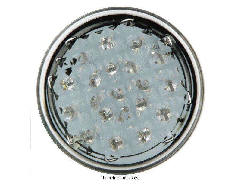Paire de Clignotants LED rond - 20 leds0