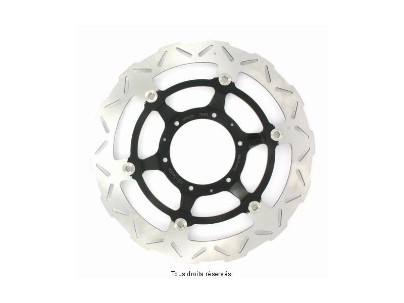 Disque Frein Honda Ø320x110x94  NbTrou6Ø6,5  Ep4,5 Déport100