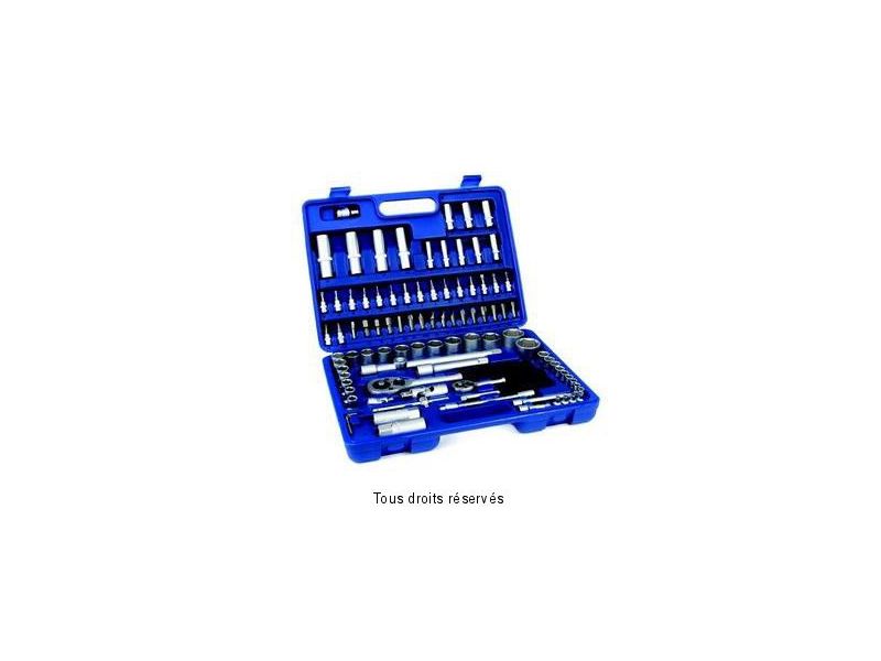 Coffret D'Outillage 94 Pièces Douilles, Cliquet, Embout...0