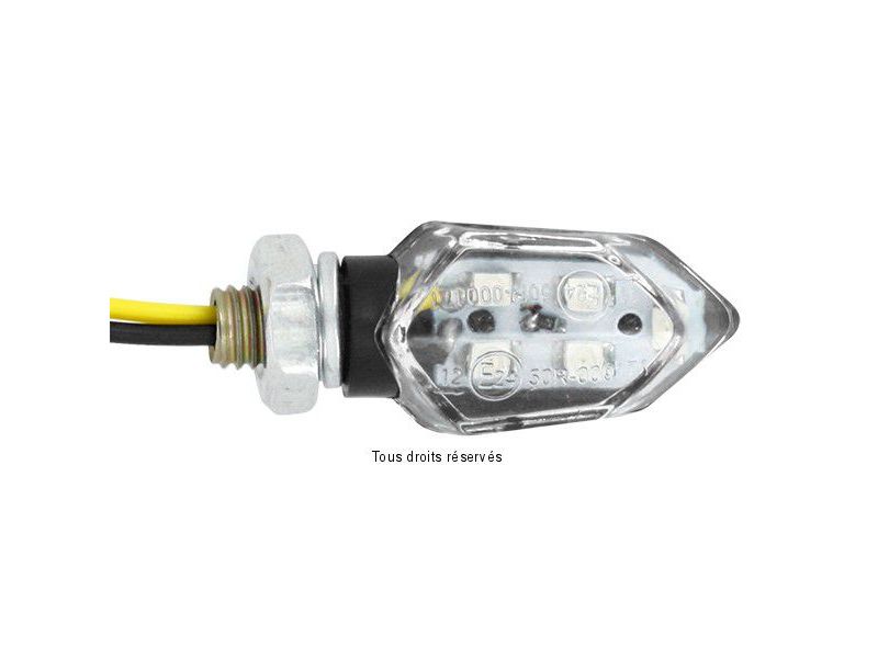 Paire de Mini Cligno LED C.E   Homologués C.E0